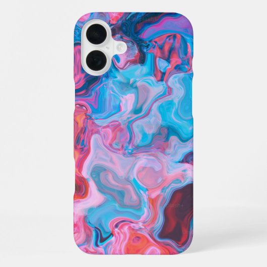 Coque iPhone 16 Plus abstrait (Verso)