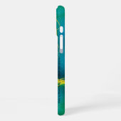 Coque iPhone 16 Plus Abstrait verdâtre (Côté gauche)