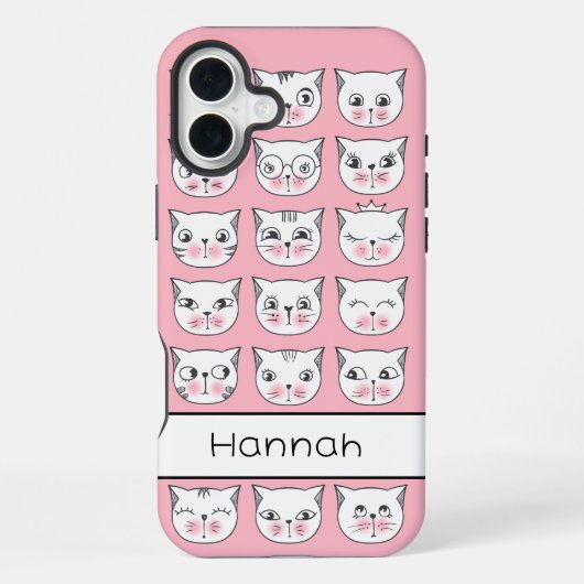 Coque iPhone 16 Plus Adorables chatons (Verso)