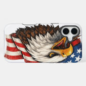 Coque iPhone 16 Plus Aigle américain (Verso Horizontal)