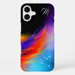 Coque iPhone 16 Plus Aile de Phoenix Espace Monogramme