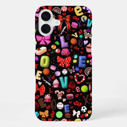 Coque iPhone 16 Plus Amour (Verso)