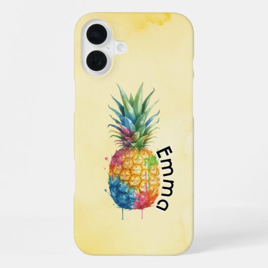 Coque iPhone 16 Plus Ananas (Verso)