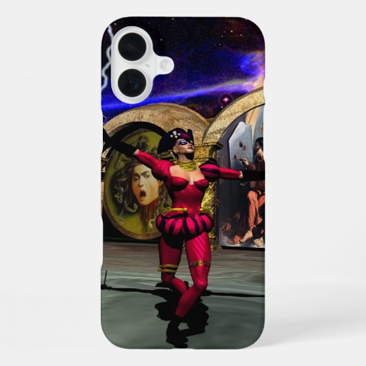 Coque iPhone 16 Plus ANDROID BALLET, Science-fiction (Verso)