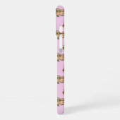 Coque iPhone 16 Plus ange chérubin rose (Côté gauche)