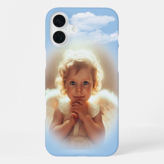 Coque iPhone 16 Plus Anges bébés (Verso)
