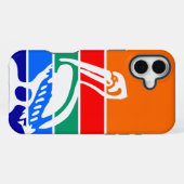 Coque iPhone 16 Plus Apple iPhone 16 Plus Coque-Mate drapeau de Saint-P (Verso Horizontal)