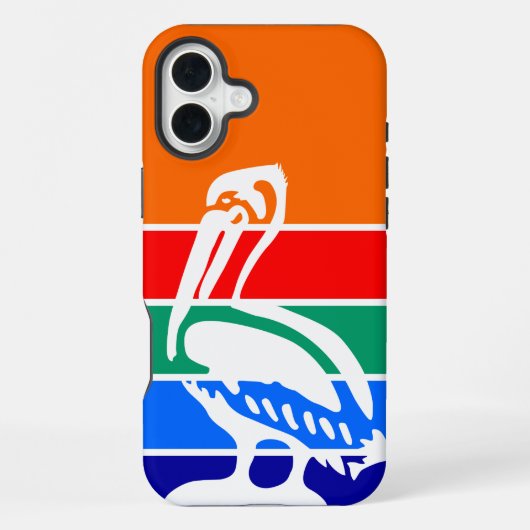 Coque iPhone 16 Plus Apple iPhone 16 Plus Coque-Mate drapeau de Saint-P (Verso)