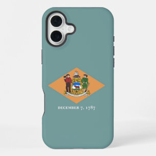 Coque iPhone 16 Plus Apple iPhone 16 Plus Coque-Mate, drapeau Delaware
