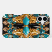 Coque iPhone 16 Plus Apple iPhone 16 Plus Mate, couleurs des Bahamas (Verso Horizontal)