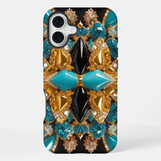 Coque iPhone 16 Plus Apple iPhone 16 Plus Mate, couleurs des Bahamas (Verso)