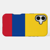 Coque iPhone 16 Plus Apple iPhone 16 Plus Mate, drapeau de Colombie (Verso Horizontal)