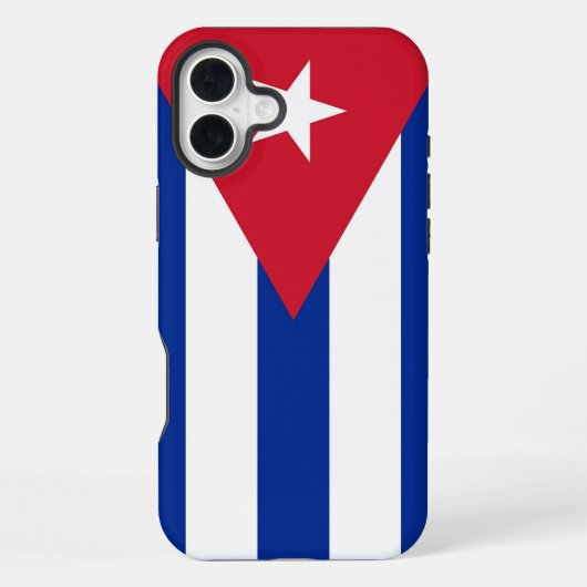 Coque iPhone 16 Plus Apple iPhone 16 Plus Mate, drapeau de Cuba (Verso)