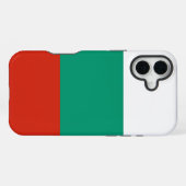 Coque iPhone 16 Plus Apple iPhone 16 Plus Mate, drapeau de la Bulgarie (Verso Horizontal)