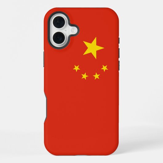 Coque iPhone 16 Plus Apple iPhone 16 Plus Mate, drapeau de la Chine (Verso)