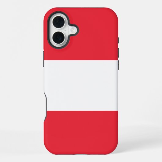 Coque iPhone 16 Plus Apple iPhone 16 Plus Mate, drapeau de l'Autriche (Verso)