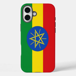 Coque iPhone 16 Plus Apple iPhone 16 Plus Mate, drapeau de l'Éthiopie