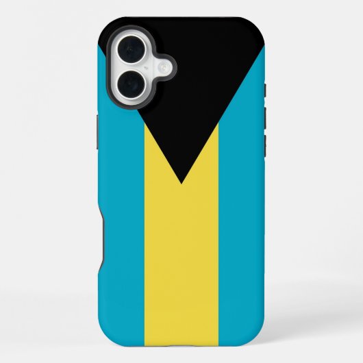 Coque iPhone 16 Plus Apple iPhone 16 Plus Mate, drapeau des Bahamas (Verso)