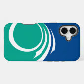 Coque iPhone 16 Plus Apple iPhone 16 Plus Mate, drapeau d'Ottawa (Verso Horizontal)