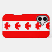 Coque iPhone 16 Plus Apple iPhone 16 Plus Mate, drapeau du Canada (Verso Horizontal)