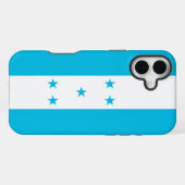 Coque iPhone 16 Plus Apple iPhone 16 Plus Mate, drapeau du Honduras (Verso Horizontal)