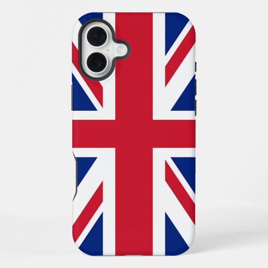 Coque iPhone 16 Plus Apple iPhone 16 Plus Mate, drapeau du Royaume-Uni (Verso)
