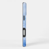 Coque iPhone 16 Plus Aquarelle Abstraite Bleu Clair (Côté droit)