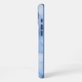 Coque iPhone 16 Plus Aquarelle Abstraite Bleu Clair (Côté gauche)