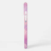 Coque iPhone 16 Plus Aquarelle Fleur de Lavande Rose Abstrait (Côté gauche)