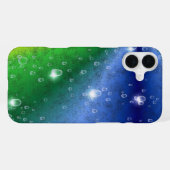 Coque iPhone 16 Plus Arc en ciel dans la peau d'éléphant Cuir Optik & R (Verso Horizontal)