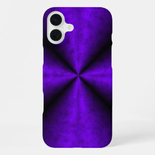 Coque iPhone 16 Plus Arc-en-ciel violet en cuir d'éléphant Optik