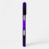 Coque iPhone 16 Plus Arc-en-ciel violet en cuir d'éléphant Optik (Côté droit)