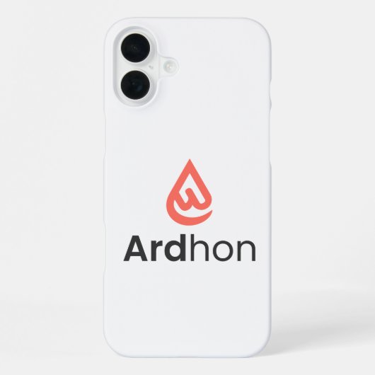 Coque iPhone 16 Plus Ardhon - portez votre style, à votre manière (Verso)