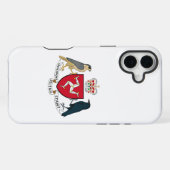 Coque iPhone 16 Plus Armoiries mannoises (Verso Horizontal)