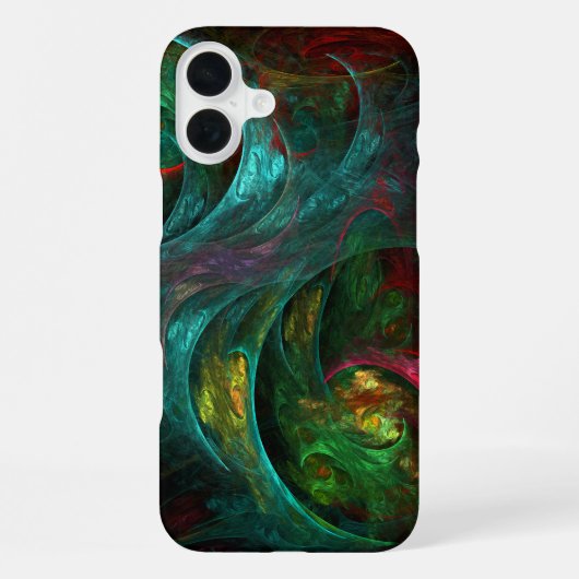 Coque iPhone 16 Plus Art abstrait Genesis Nova (Verso)