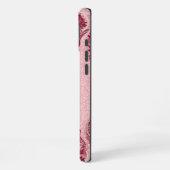 Coque iPhone 16 Plus art d'IA Cranberry Cherry (Côté gauche)