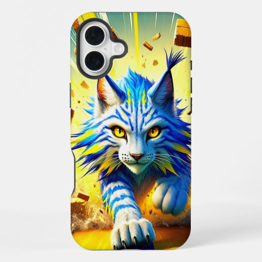 Coque iPhone 16 Plus Art Lynx (Verso)