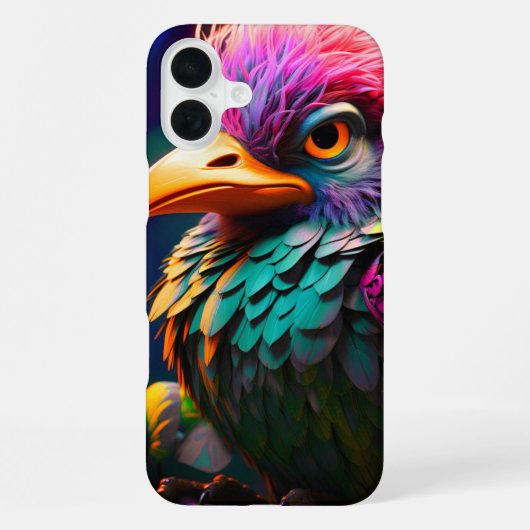 Coque iPhone 16 Plus Artsy Bird (Verso)
