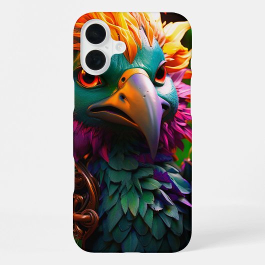 Coque iPhone 16 Plus Artsy Bird (Verso)