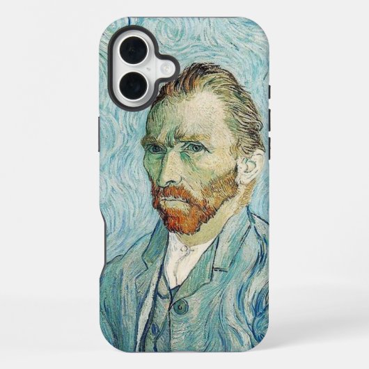 Coque iPhone 16 Plus Autoportrait de Van Gogh (Verso)