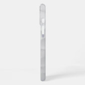 Coque iPhone 16 Plus Balle de golf blanche texturée avec nom et numéro  (Côté gauche)