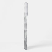 Coque iPhone 16 Plus Balle de golf blanche texturée avec nom et numéro  (Côté droit)