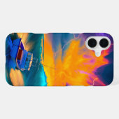 Coque iPhone 16 Plus Bateau Artsy (Verso Horizontal)