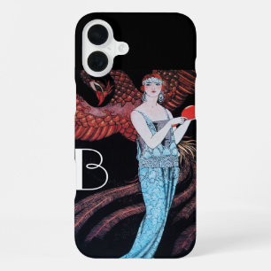 COQUE iPhone 16 PLUS BEAUTÉ ET PHÉNIX, MODE, ARTISTE EN MAQUILLAGE MONO