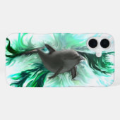 Coque iPhone 16 Plus Bébé dauphin (Verso Horizontal)