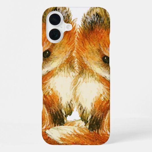 Coque iPhone 16 Plus Bébé Twin Foxes (Verso)