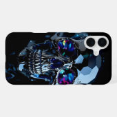 Coque iPhone 16 Plus Bijou Crâne (Verso Horizontal)