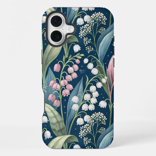 Coque iPhone 16 Plus Birth Flower Botanical Design (Verso)