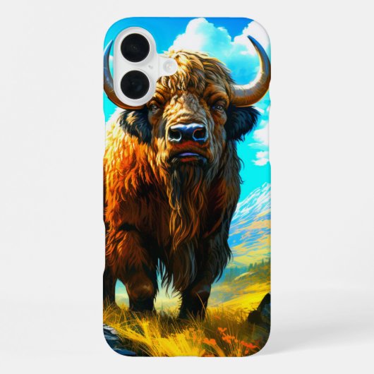 Coque iPhone 16 Plus Bison (Verso)