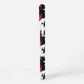 Coque iPhone 16 Plus Bison rouge Plaids Ours polaire (Côté gauche)
